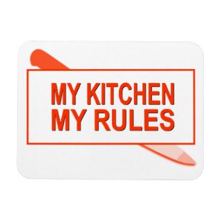 My Kitchen. My Rules. Fun Design for Kitchen Boss Magnets