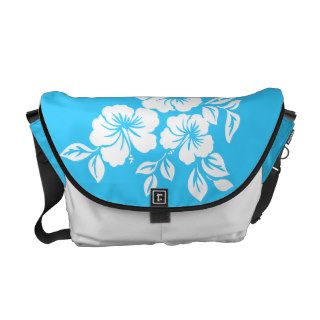 Lilikoi Hibiscus Hawaiian Messenger Bag