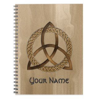 Customisable Celtic Trinity Knot Notebook