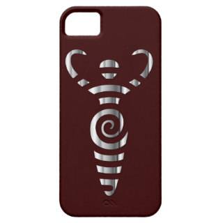 Spiral River Goddess   Chrome   3 iPhone 5 Covers 