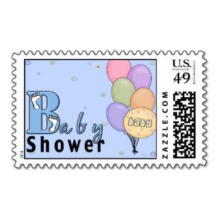 Baby Boy Celebration Postage Stamps