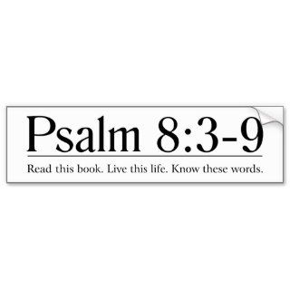 Read the Bible Psalm 83 9 Bumper Stickers