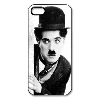 Personalized Charlie Chaplin Hard Case for Apple iphone 5/5s case AA551 Cell Phones & Accessories