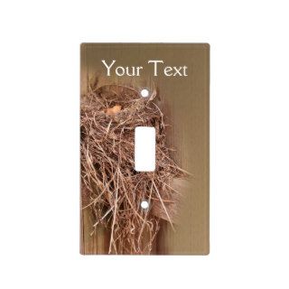 Empty Bird Nest Nature Switch Plate Cover