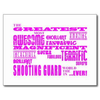 Girls Basketball Players  Greatest Shooting Guard Post Card