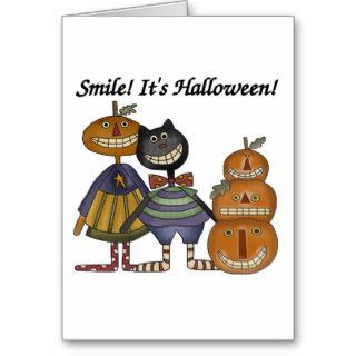Smile It's Halloween Cards