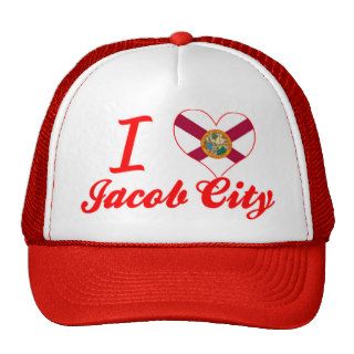 I Love Jacob City, Florida Hats
