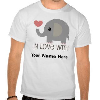 Personalized Couple Shirt Elephant Him T shirt