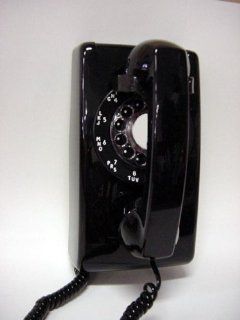 1966 Model 554 Vintage Wall Telephone Select Color Black   Corded Telephones