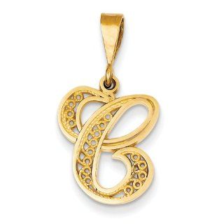 14k Initial C Charm C569C Jewelry