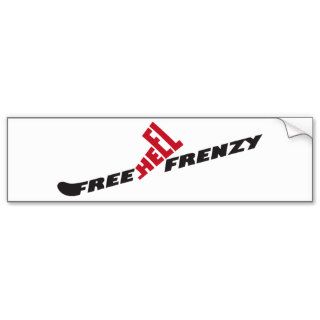 Free Heel Frenzy Sticker Bumper Sticker