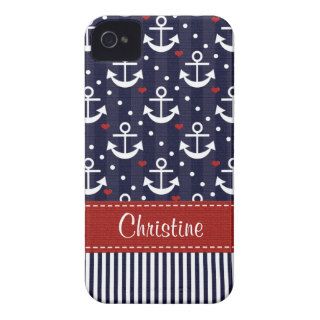 Anchor iPhone 4  4s Case Mate Cover Nautical Case Mate iPhone 4 Cases