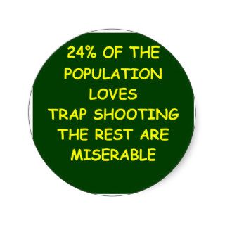 trap shooting stickers
