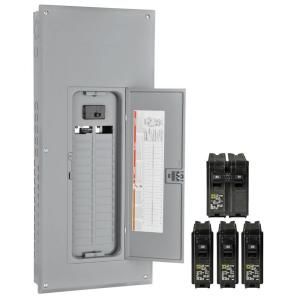 Square D by Schneider Electric Homeline 150 Amp 30 Space 40 Circuit Indoor Main Breaker Load Center with Cover Value Pack HOM3040M150VP