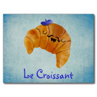 Le Croissant Postcard