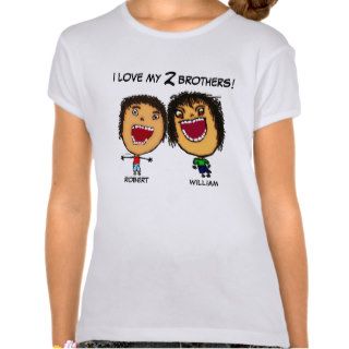 My Two Brothers Cartoon Tees