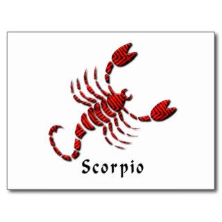 Scorpio Sign Postcard