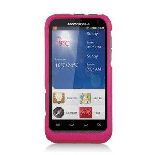 Aimo Wireless MOTXT556PCLP005 Rubber Essentials Slim and Durable Rubberized Case for Motorola Defy XT   Retail Packaging   Rose Pink Cell Phones & Accessories