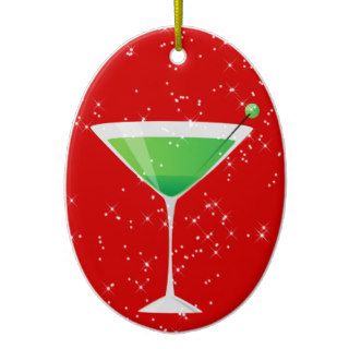 Cocktails Anyone? by SRF Christmas Tree Ornament