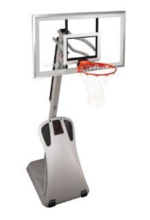 Spalding IP556 iHoop Portable Basketball System   54" Glass Backboard  Sports & Outdoors