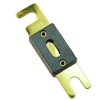 New 2PCS 300AMP 300A ANL Fuse Gold Plated For Car Audio