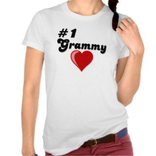 #1 Grammy Grandparent's Day Gifts T Shirts