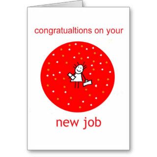 new job good luck in your new job good luck greeting cards