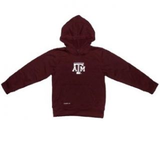 NCAA Texas A&M Aggies Boys Therma Fit Pullover Hoodie with Embroidered Logo Small Dark Red  Sports Fan Sweatshirts  Clothing