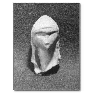 Head of a Woman known as Venus of Brassempouy Post Cards