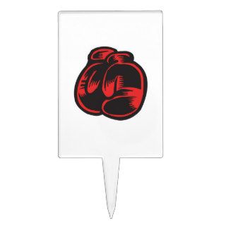 Boxing Gloves Cake Toppers