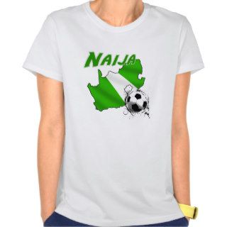 Naija South Africa goes Nigerian soccer map Shirt