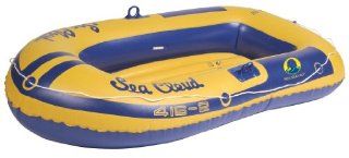 Stansport Sea Cloud Inflatable Vinyl Boat with 2 Seats  Open Water Inflatable Rafts  Sports & Outdoors