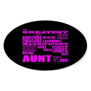 Fun Gifts for Aunts  Greatest Aunt Stickers