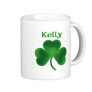 Kelly Shamrock Mugs