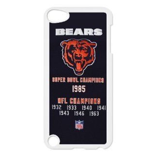 Custom NFL Chicago Bears Back Cover Case for iPod Touch 5th Generation LLIP5 575 Cell Phones & Accessories