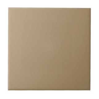 Customizable Simple Light Brown Ceramic Tile