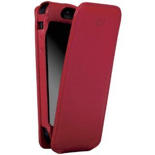 Sena 826106 Magnet Flipper Leather Case for iPhone 5 & 5s   1 Pack   Retail Packaging   Red Cell Phones & Accessories
