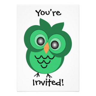 Owl Invitation For Any Occasion