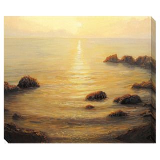 Golden Sunrise Oversized Gallery Wrapped Canvas Canvas
