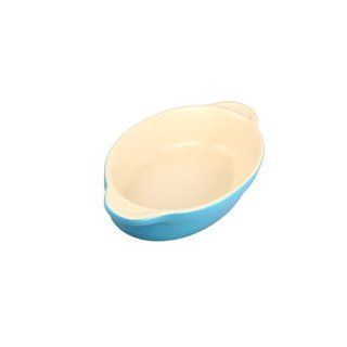 Denby OTA 561 Oven to Table 7 Inch Oval Casserole, 1/2 Liter, Blue Kitchen & Dining