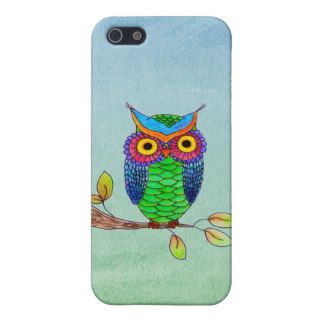 Vibrant Owl Phone Case iPhone 5 Cover