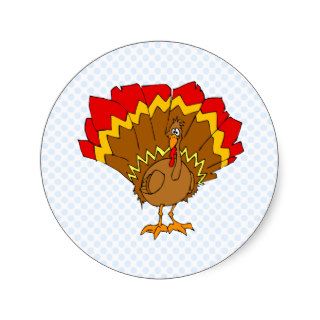 Tubby Turkey Sticker