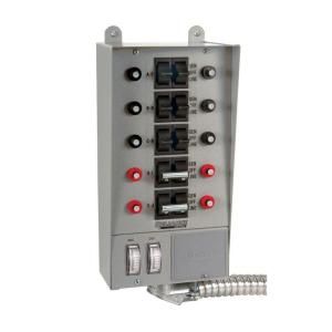 Reliance Controls 50 Amp 10 Circuit Transfer Switch 51410C