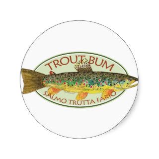 Trout Fly Fishing Stickers