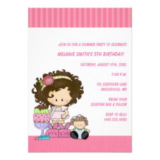 Birthday & Slumber Party Invitations