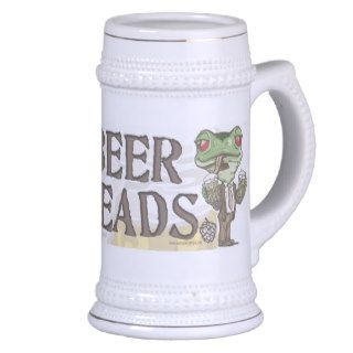 Beer Me Frog Heads by Mudge Studios Mug