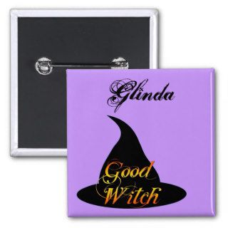 Good Witch Personalizable Halloween Saying Button