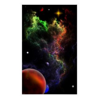 Planetoids In The Nebula Cluster RR90 Posters