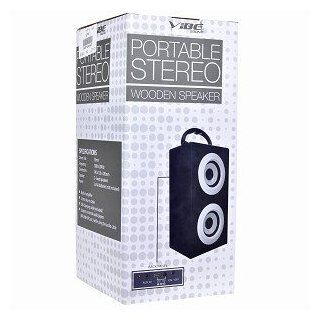 VIBE VS 577 SK WHT Portable USB Powered Stereo Wooden Speaker System (White/Black) Computers & Accessories