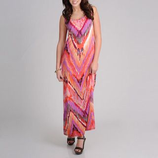 AnnaLee + Hope Women's Aztec Printed Maxi Dress Annalee + Hope Casual Dresses